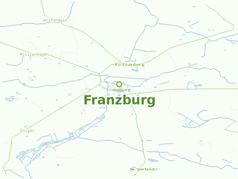 Karte von Franzburg
