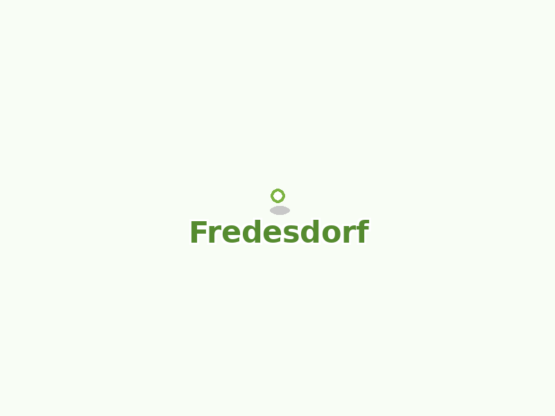 Karte von Fredesdorf