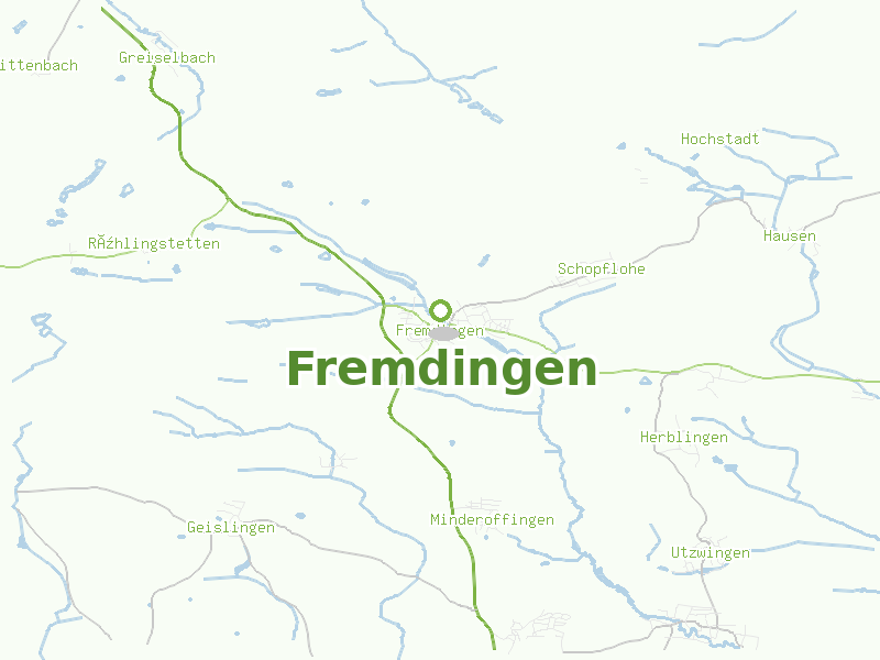 Karte von Fremdingen