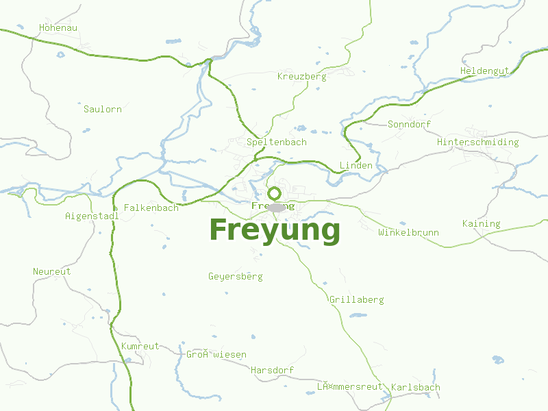 Karte von Freyung