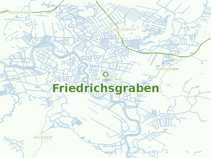 Karte von Friedrichsgraben