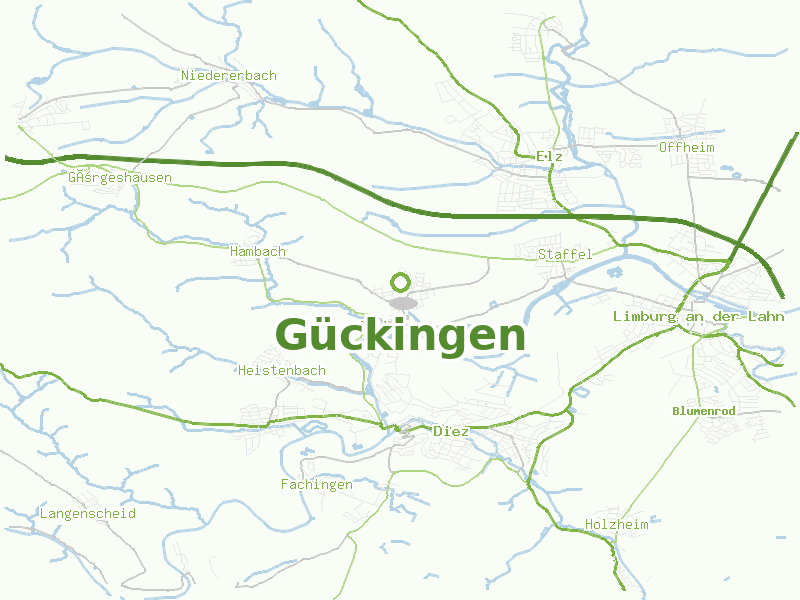 Karte von Gückingen