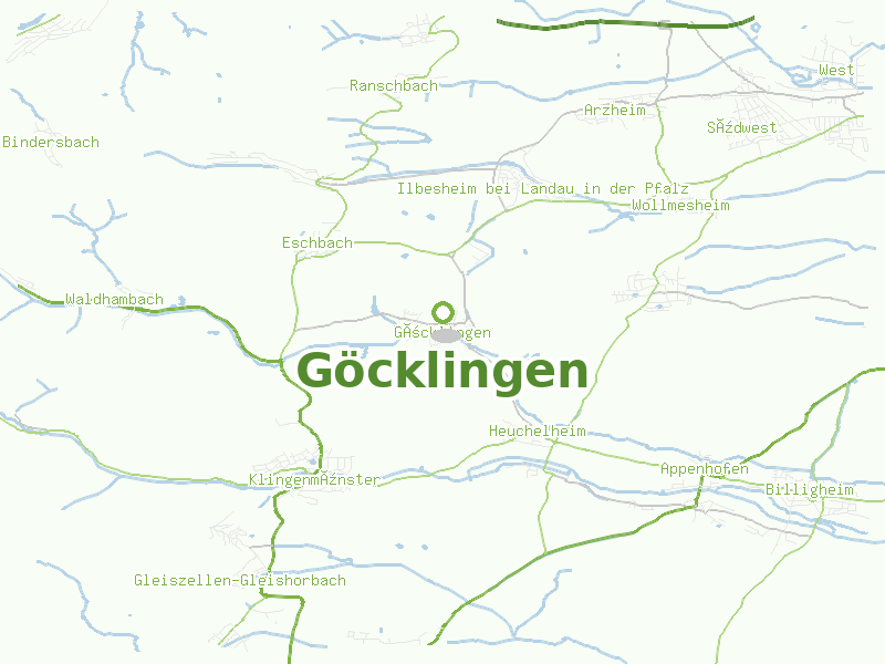 Karte von Göcklingen