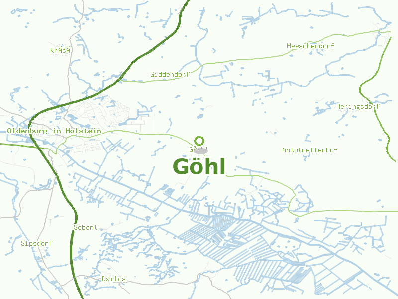 Karte von Göhl