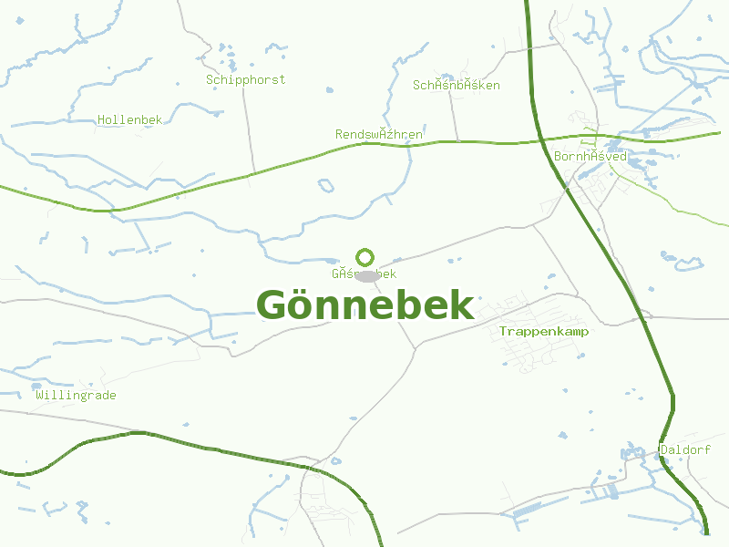 Karte von Gönnebek