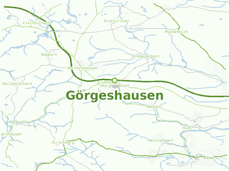 Karte von Görgeshausen