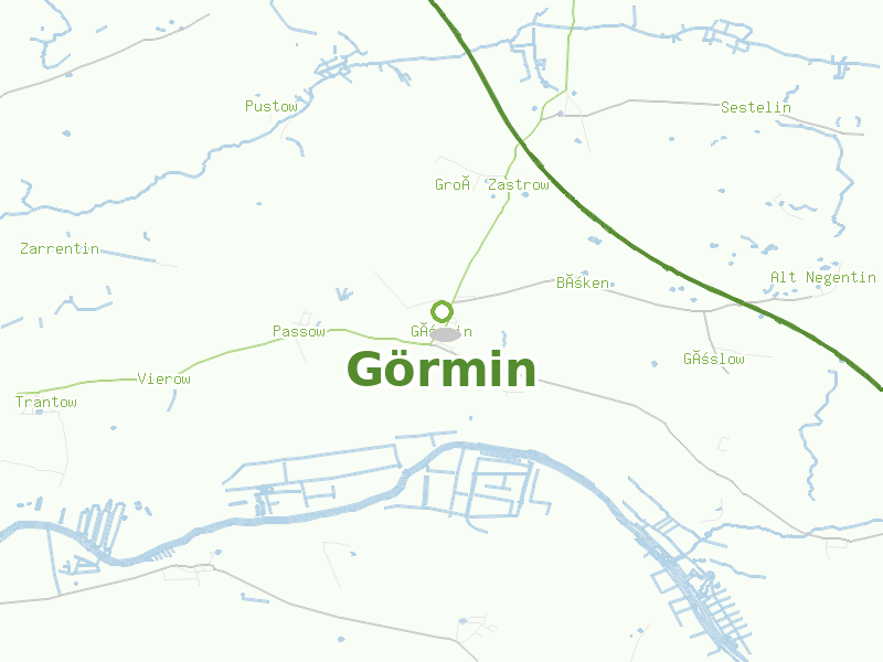 Karte von Görmin