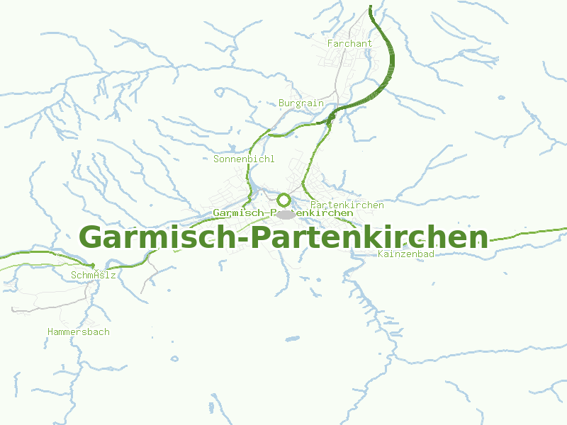 Karte von Garmisch-Partenkirchen