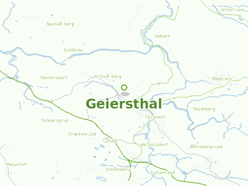 Karte von Geiersthal