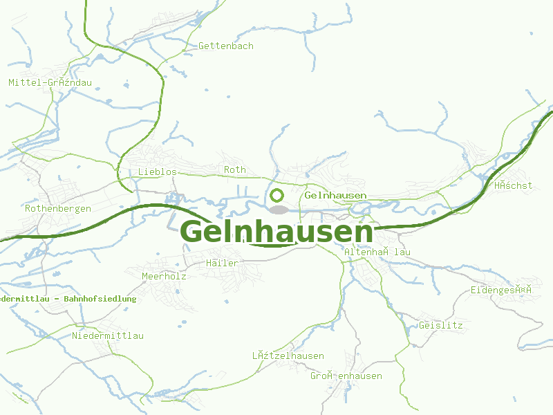 Karte von Gelnhausen