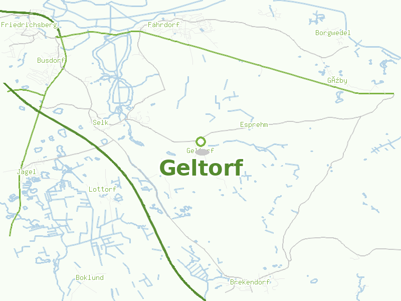 Karte von Geltorf