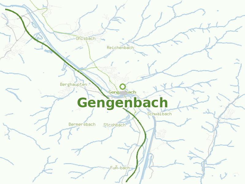 Karte von Gengenbach