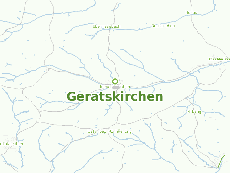 Karte von Geratskirchen