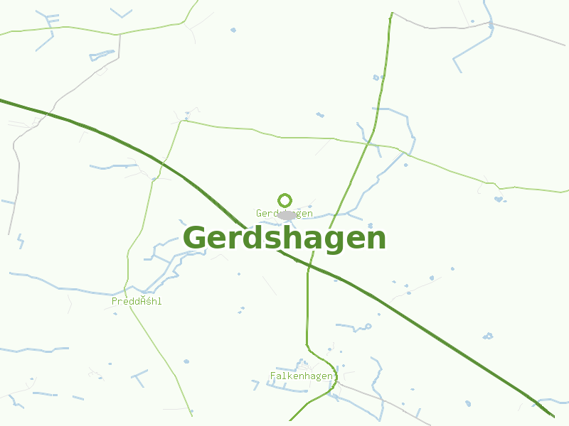 Karte von Gerdshagen