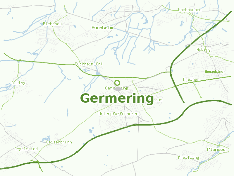 Karte von Germering