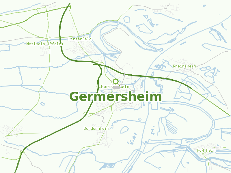 Karte von Germersheim