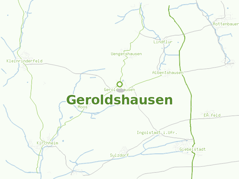 Karte von Geroldshausen