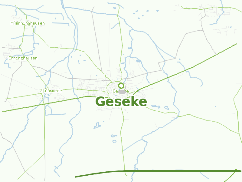 Karte von Geseke