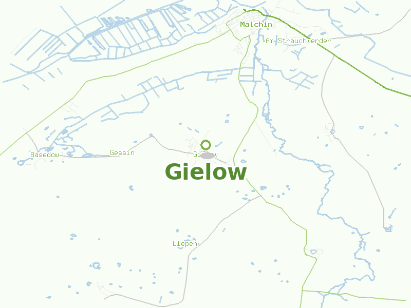 Karte von Gielow