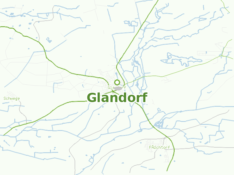 Karte von Glandorf