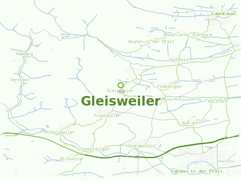 Karte von Gleisweiler