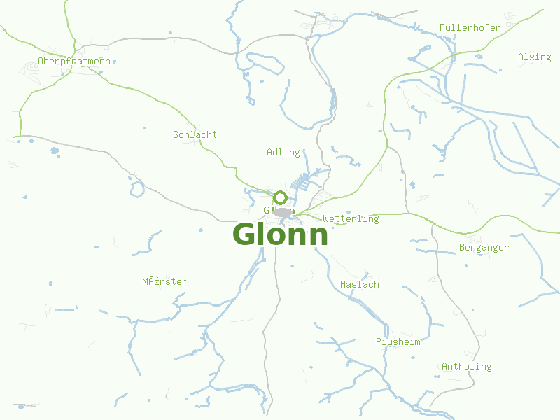 Karte von Glonn