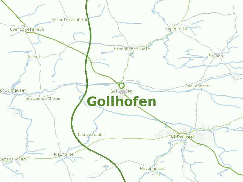 Karte von Gollhofen