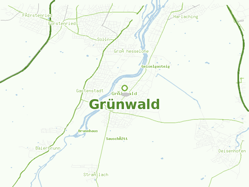 Karte von Grünwald
