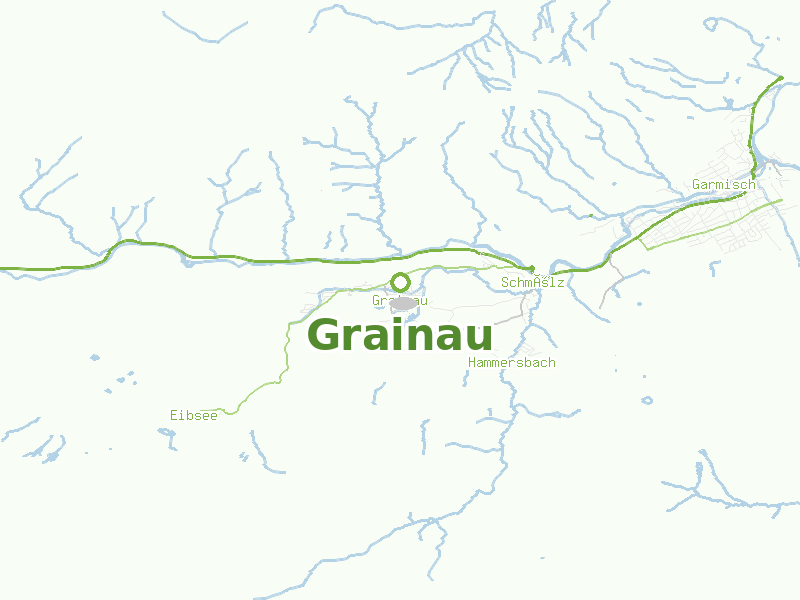 Karte von Grainau
