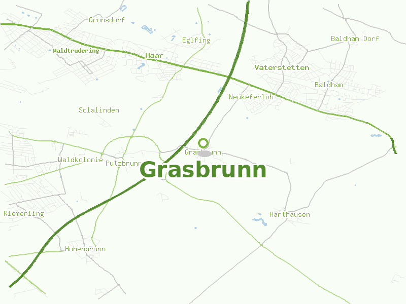 Karte von Grasbrunn