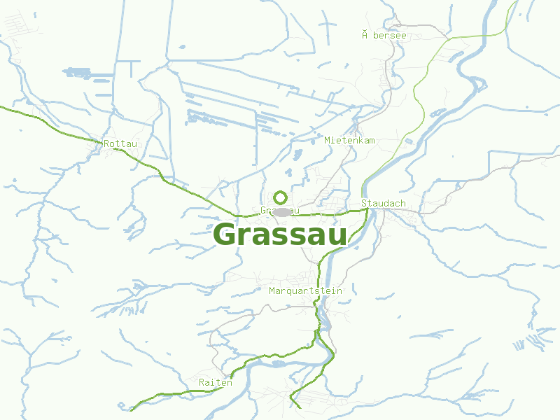 Karte von Grassau
