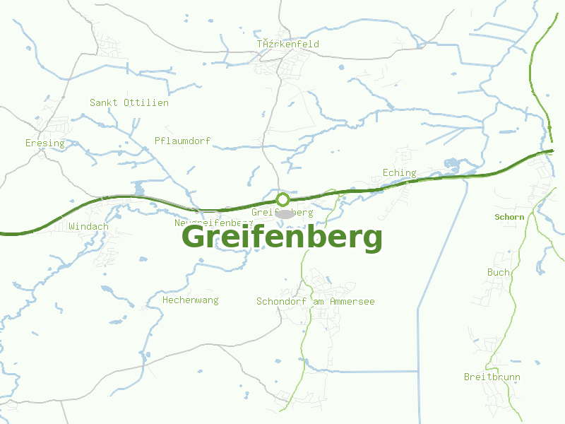 Karte von Greifenberg