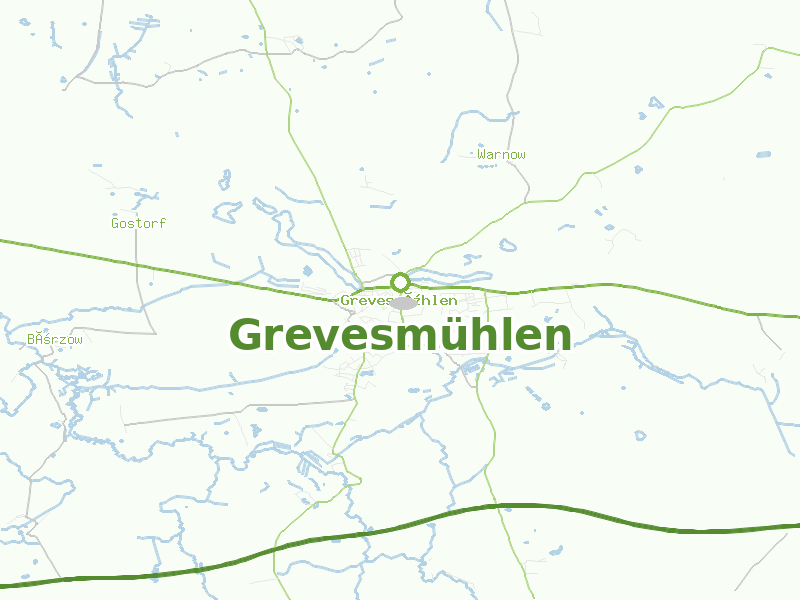 Karte von Grevesmühlen