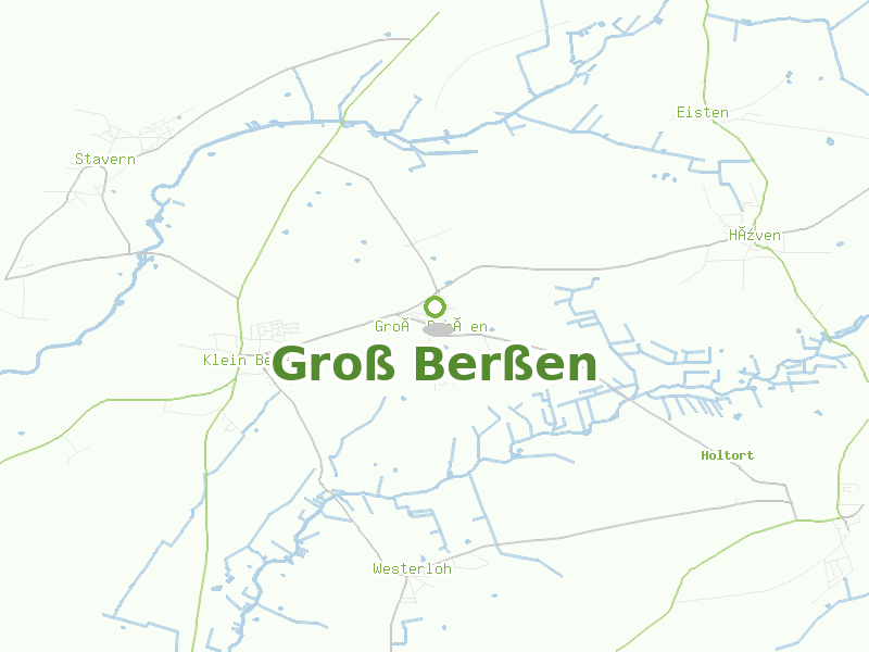 Karte von Groß Berßen