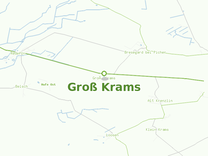 Karte von Groß Krams