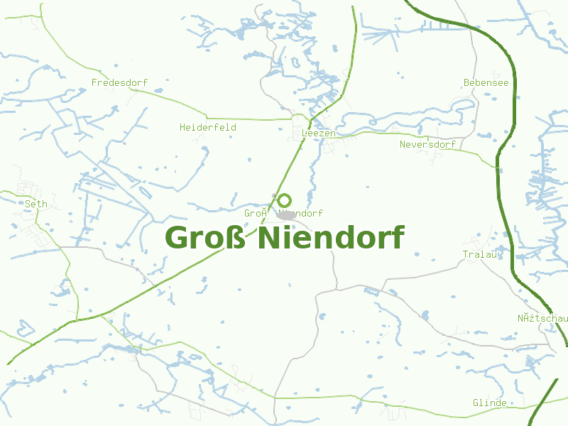 Karte von Groß Niendorf