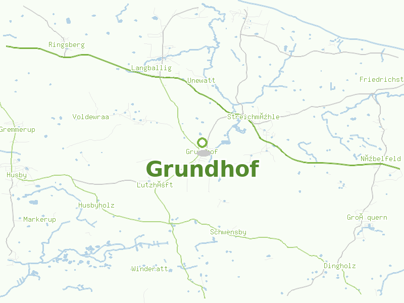 Karte von Grundhof