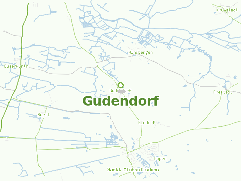 Karte von Gudendorf