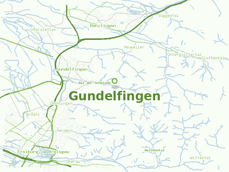 Karte von Gundelfingen
