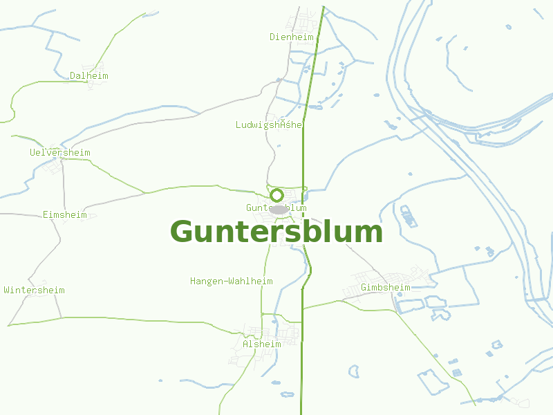 Karte von Guntersblum