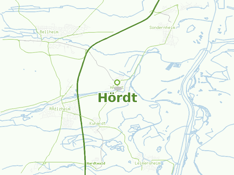 Karte von Hördt