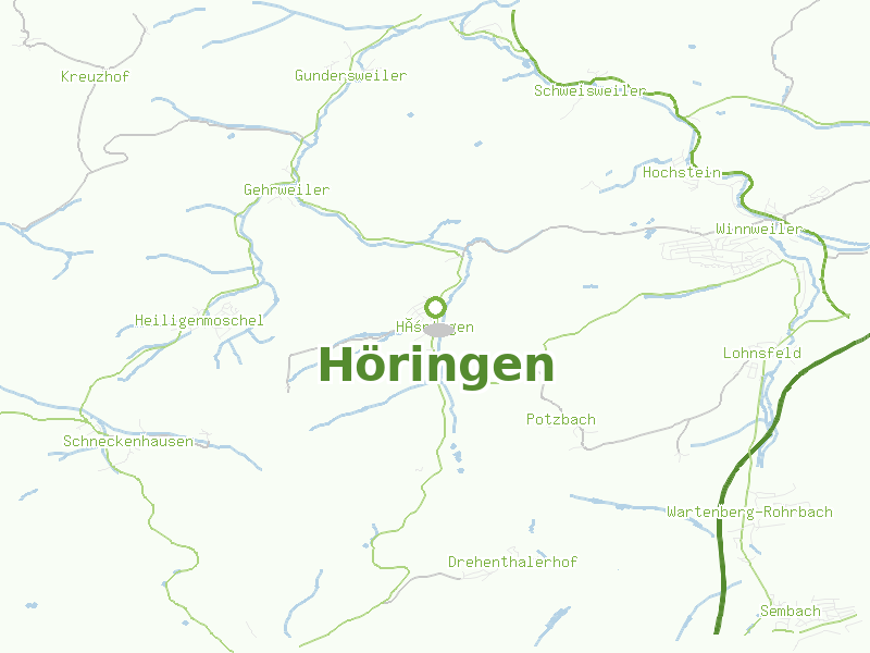 Karte von Höringen