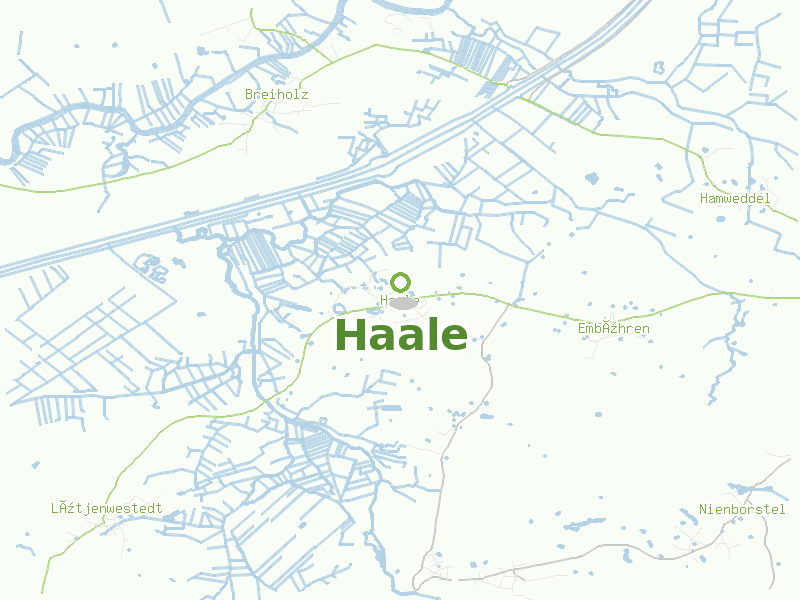 Karte von Haale
