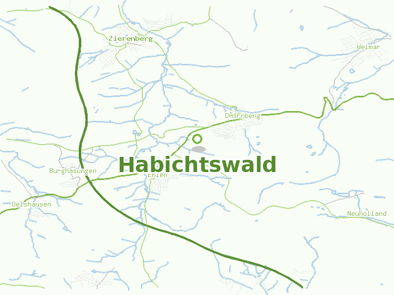 Karte von Habichtswald