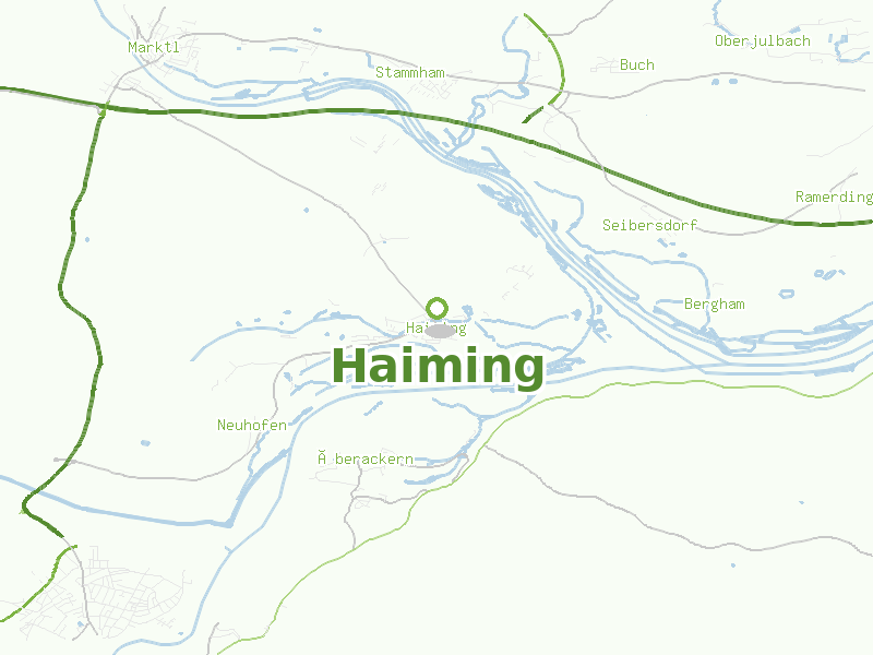 Karte von Haiming