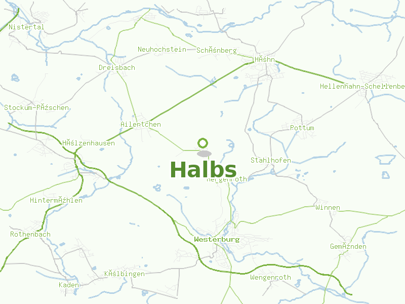Karte von Halbs