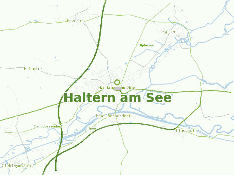 Karte von Haltern am See