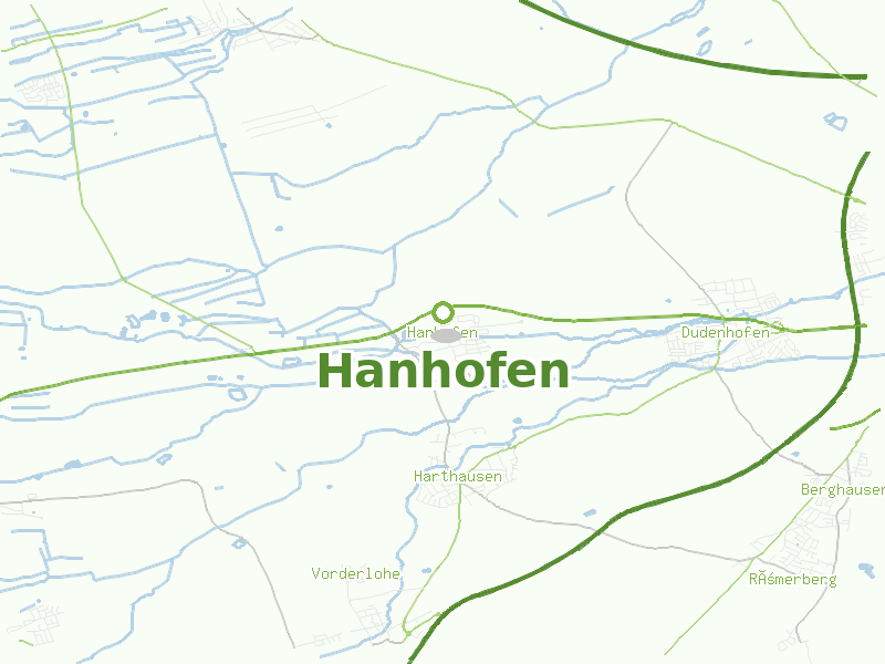Karte von Hanhofen
