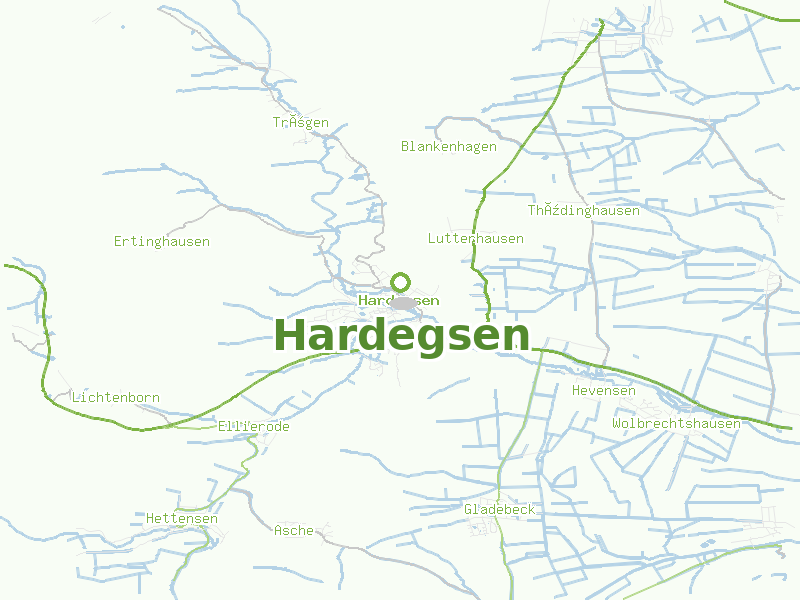 Karte von Hardegsen