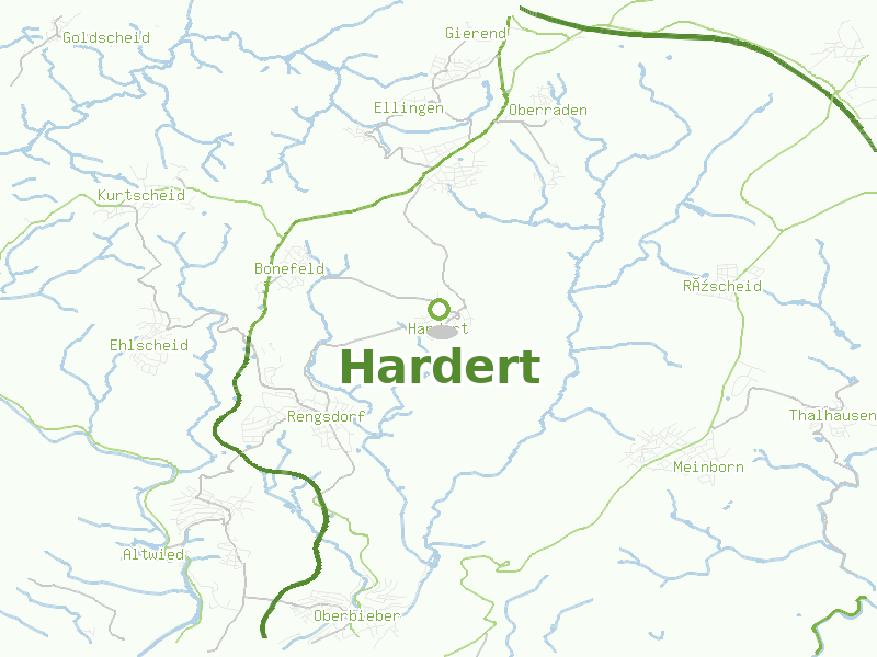 Karte von Hardert
